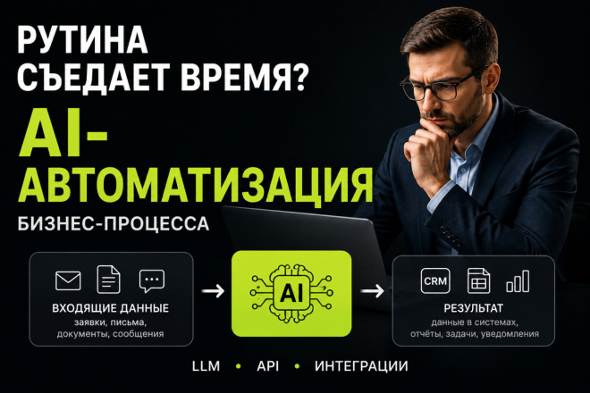 Обложка кворка Автоматизация бизнес-процесса с AI